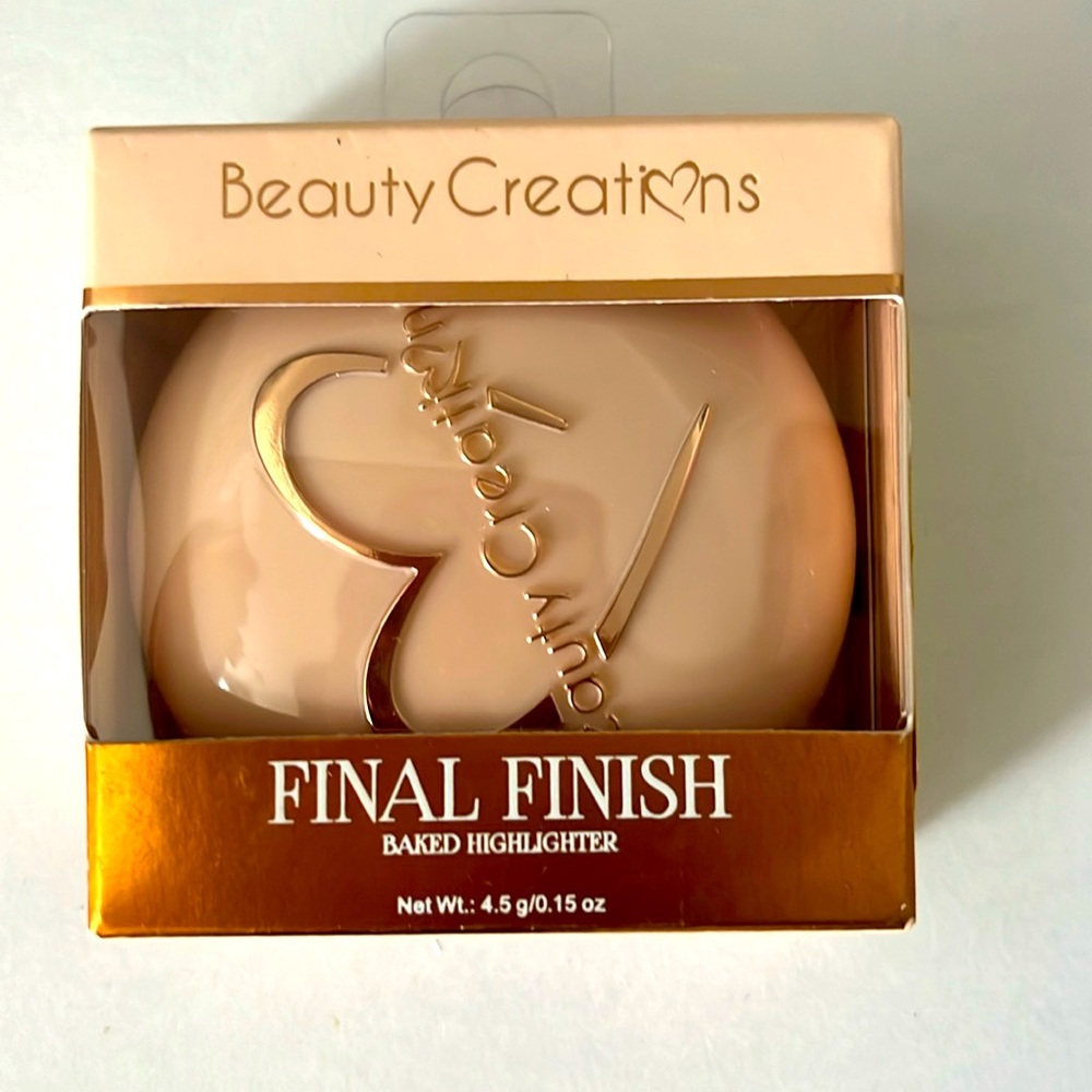 NIP! Beauty Creations Final Finish Baked Highlighter. “Gold Fashioned”. 0.15 oz